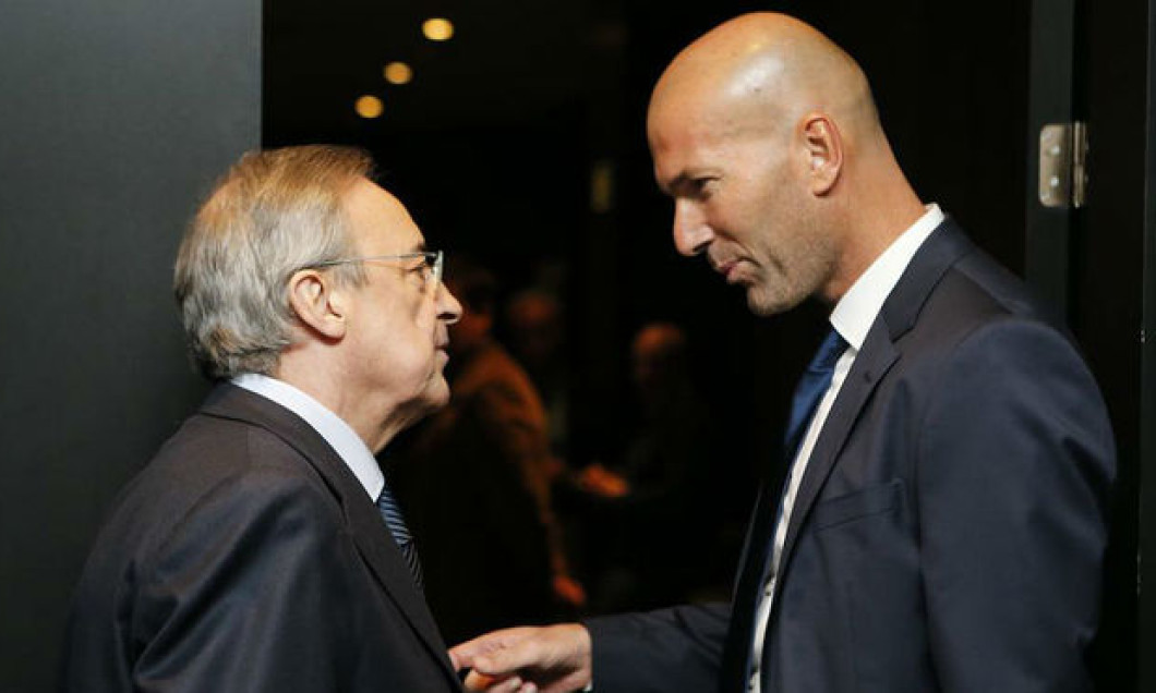 Florentino Perez și Zinedine Zidane