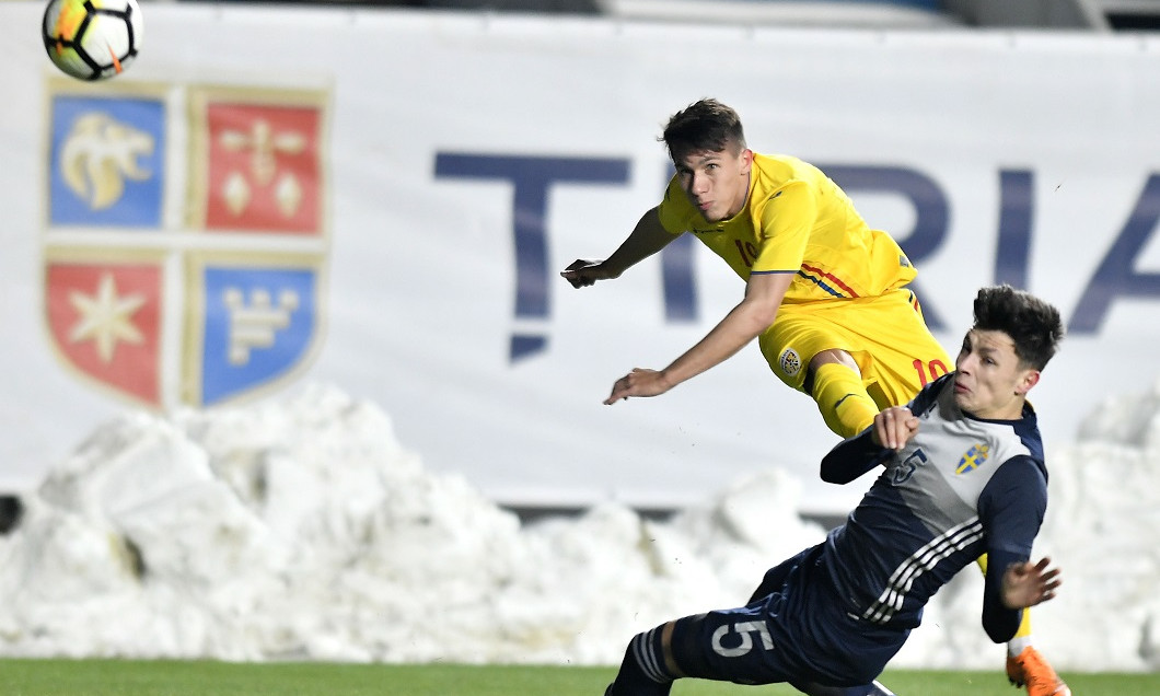 FOTBAL:ROMANIA U19-SUEDIA U19, TURNEUL DE ELITA (24.03.2018)