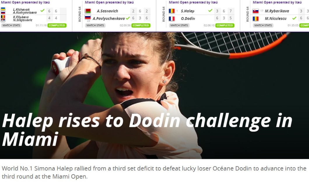 halep wta