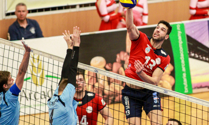 VOLEI MASCULIN:CS ARCADA GALATI-CSM BUCURESTI, DIVIZIA A1 (14.04.2018)
