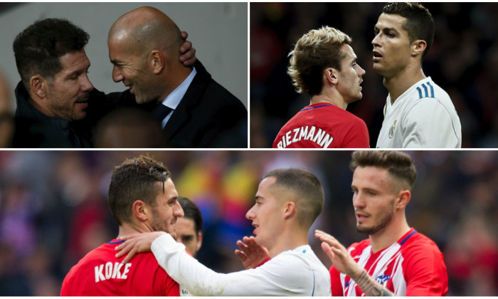 Real Madrid - Atletico Madrid Zidane Simeone Griezmann Cristiano Ronaldo