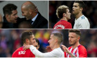 Real Madrid - Atletico Madrid Zidane Simeone Griezmann Cristiano Ronaldo