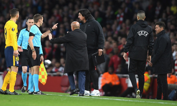 Arsenal FC v Atletico Madrid - UEFA Europa League Semi Final Leg One