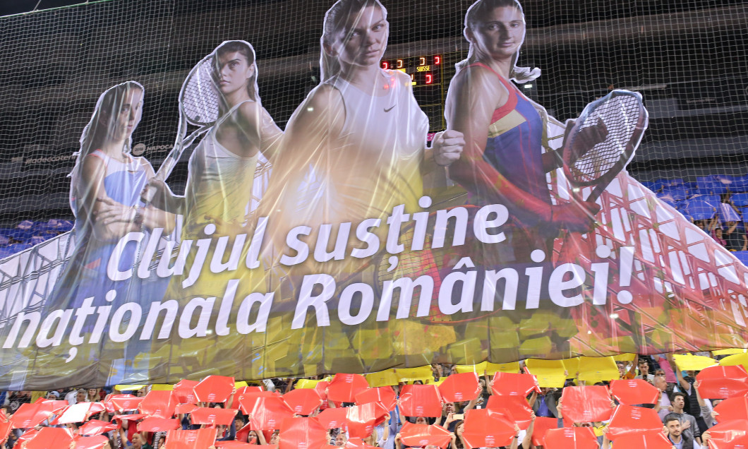 TENIS: CEREMONIA DE DESCHIDERE, FED CUP ROMANIA - ELVETIA (21.04