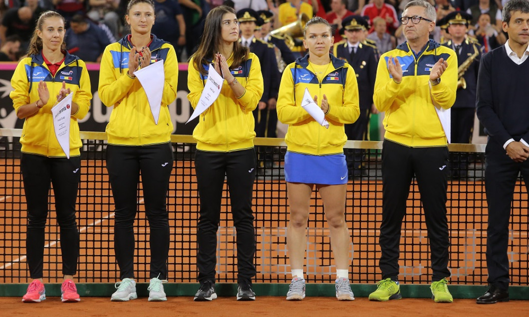 TENIS: CEREMONIA DE DESCHIDERE, FED CUP ROMANIA - ELVETIA (21.04