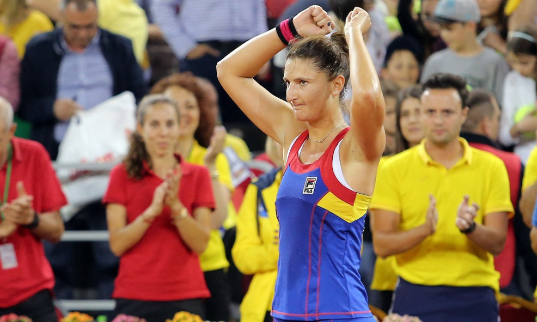 TENIS: IRINA CAMELIA BEGU VS TIMEA BACSINSZKY, FED CUP ROMANIA -