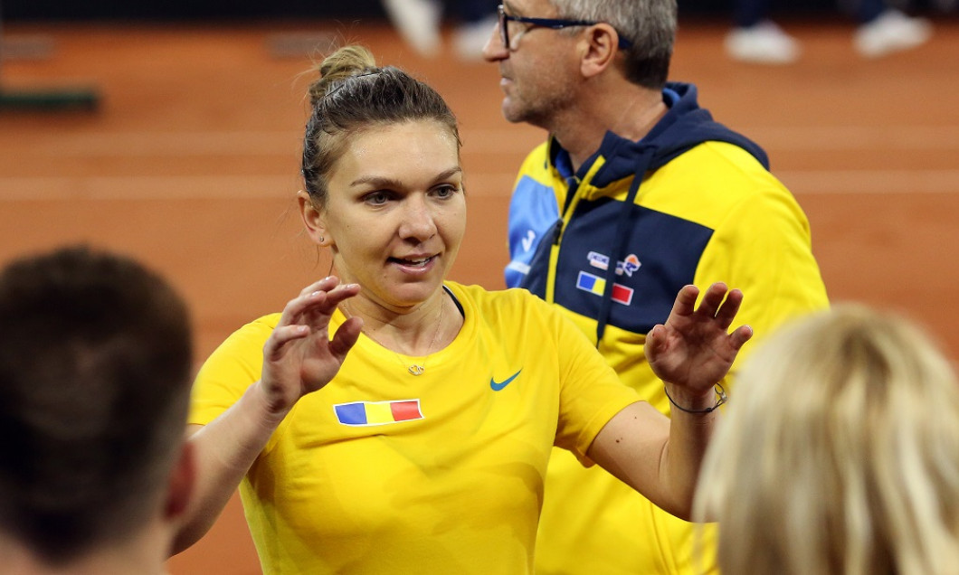 TENIS: SIMONA HALEP VS VIKTORIJA GOLUBIC, FED CUP ROMANIA - ELVE