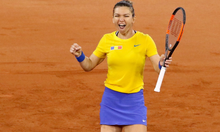 TENIS: SIMONA HALEP VS PATTY SCHNYDER, FED CUP ROMANIA - ELVETIA