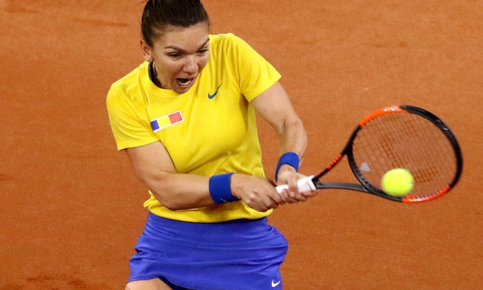 TENIS: SIMONA HALEP VS PATTY SCHNYDER, FED CUP ROMANIA - ELVETIA