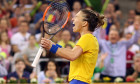 TENIS: SIMONA HALEP VS PATTY SCHNYDER, FED CUP ROMANIA - ELVETIA