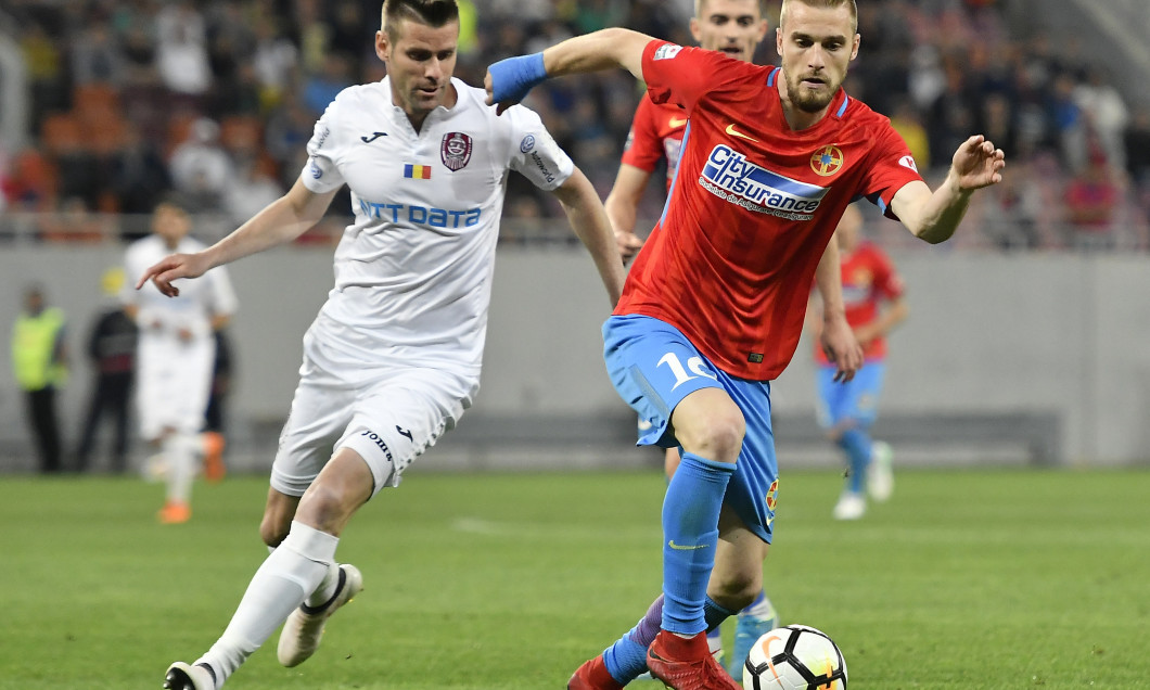 FOTBAL: FC STEAUA BUCURESTI - CFR CLUJ, PLAY OFF LIGA 1 BETANO (