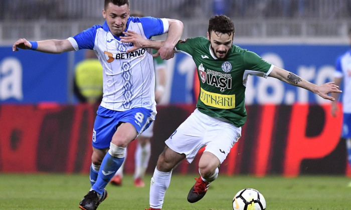 FOTBAL:UNIVERSITATEA CRAIOVA-CSM POLITEHNICA IASI, PLAY OFF LIGA 1 BETANO (14.04.2018)