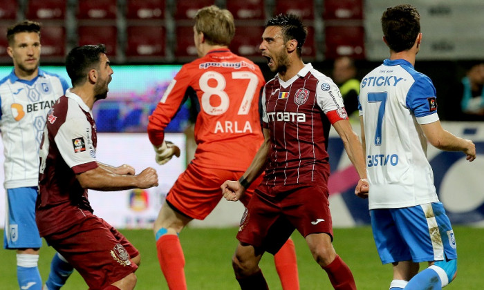 FOTBAL: CFR CLUJ - CS U CRAIOVA, PLAY-OFF LIGA 1 BETANO (5.05.2