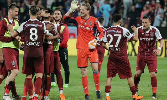 FOTBAL: CFR CLUJ - CS U CRAIOVA, PLAY-OFF LIGA 1 BETANO (5.05.2