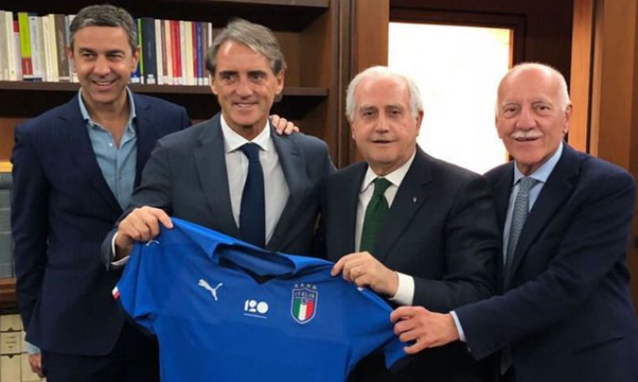 Mancini selectioner Italia oficial