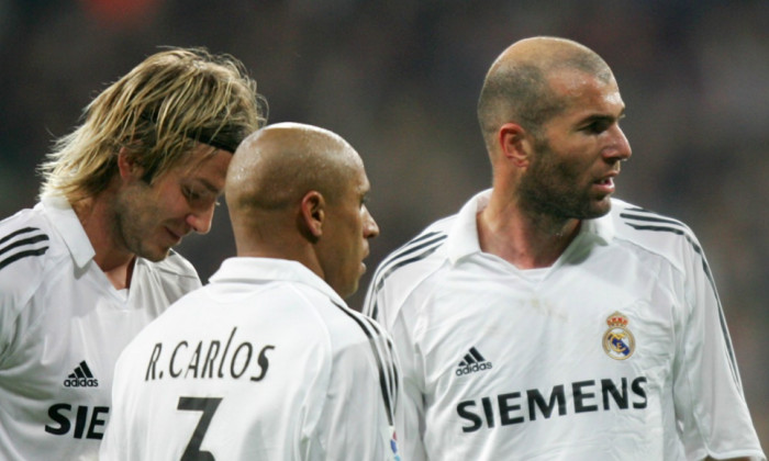 Zidane Beckham Roberto Carlos