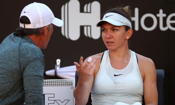 Simona Halep Darren Cahill