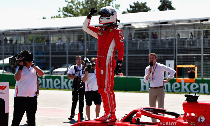 Vettel pole Canada