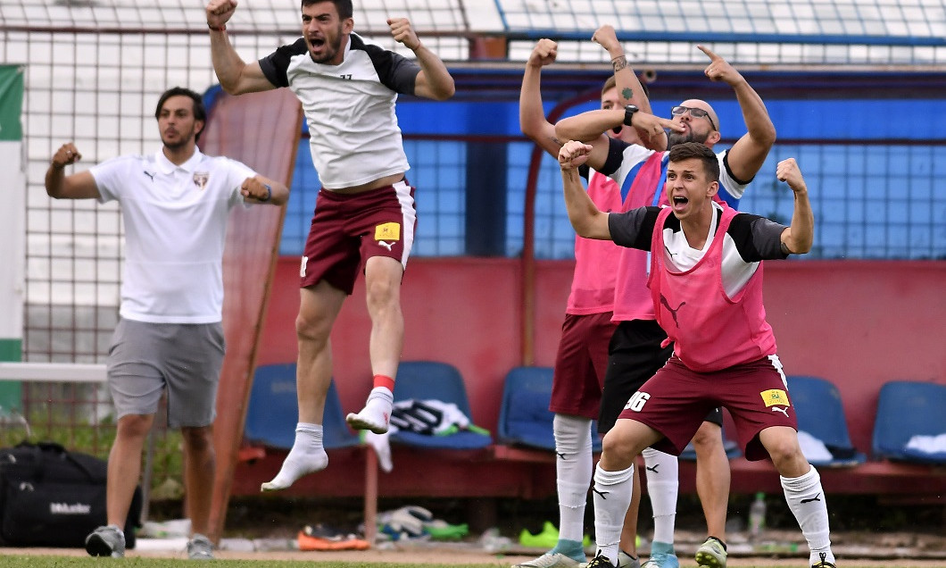 FOTBAL:CHINDIA TARGOVISTE-FC VOLUNTARI, BARAJ LIGA 1 (13.06.2018)