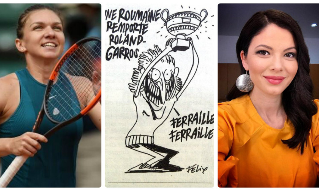 Halep Anca Lungu caricatura