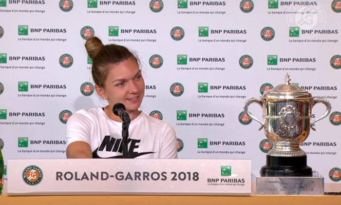 Halep conferinta dupa finala RG