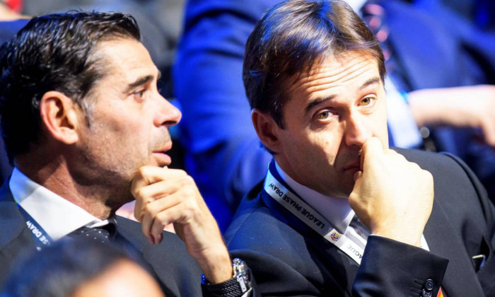 Hierro şi Lopetegui