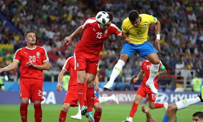 thiago silva serbia - brazilia cm 2018