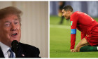 collage trump ronaldo