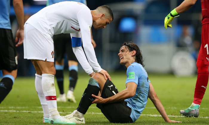 Accidentare Cavani / Foto: Getty Images