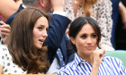 kate middleton meghan markle wimbledon 2018