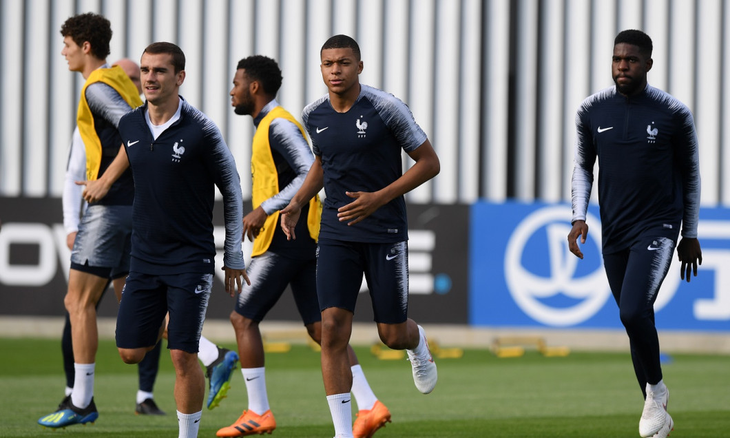 France Press Conference & Training Session - 2018 FIFA World Cup Russia