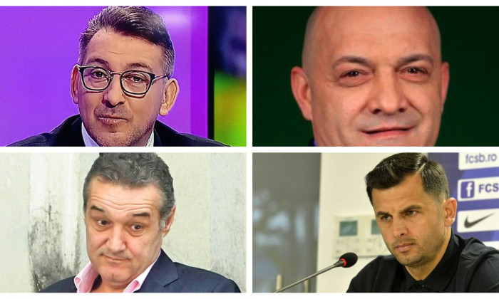 Ilie Dumitrescu, Gabi Balint, Gigi Becali şi Nicolae Dica