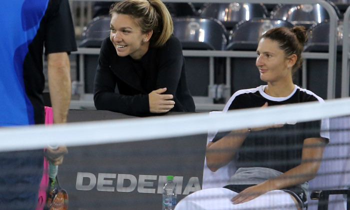 TENIS: ANTRENAMENTE OFICIALE, FED CUP ROMANIA - CANADA (8.02.201