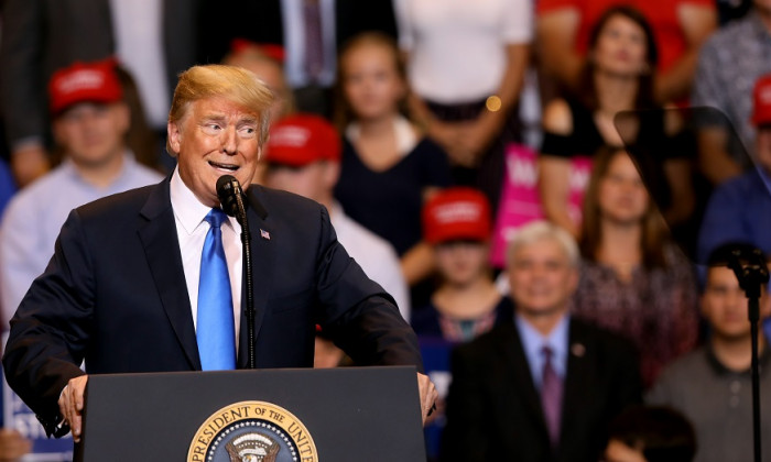 President Trump Holds Make America Great Again Rally In Pennsylvania