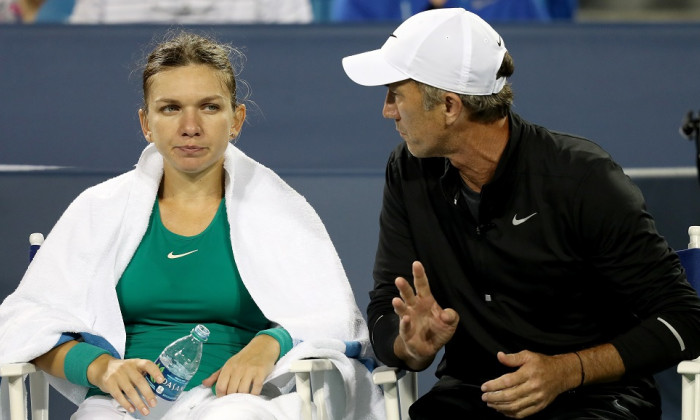 Simona Halep Darren Cahill