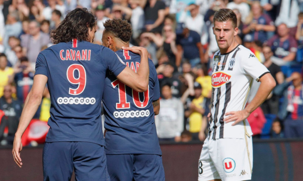 Cavani si Neymar trofee