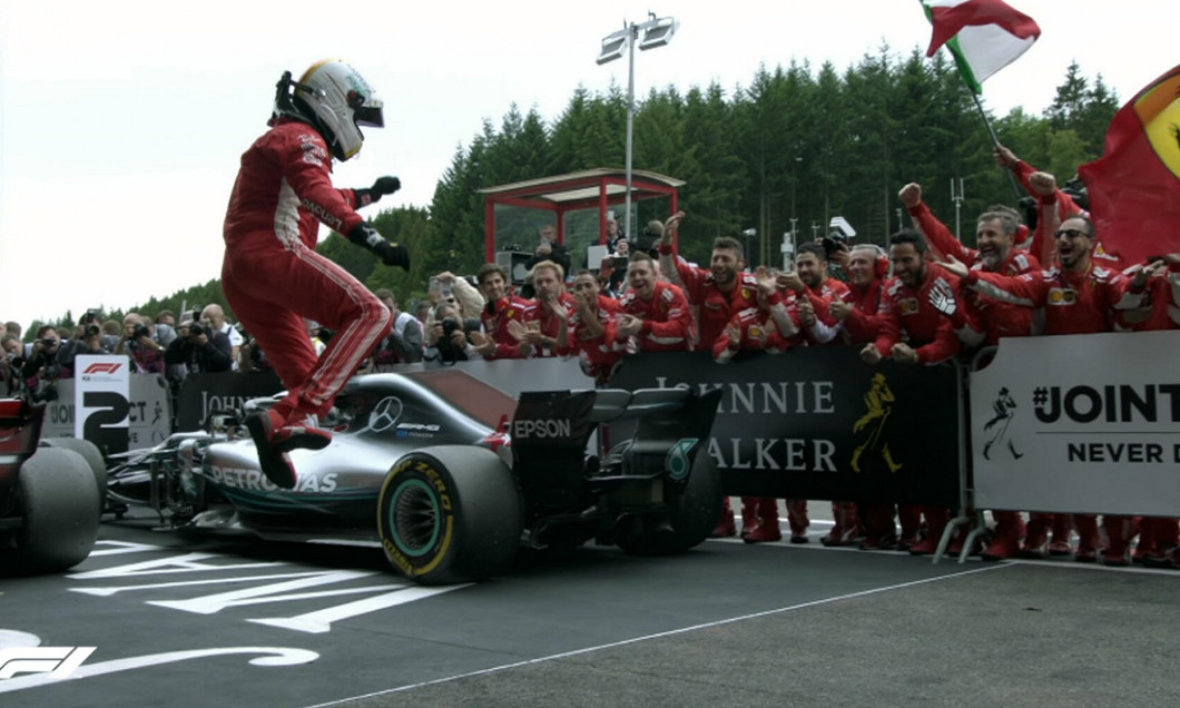 Vettel saritura Belgia final