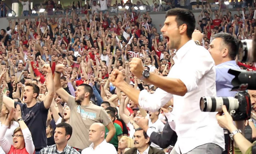 Djokovic bucurie fotbal