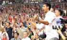 Djokovic bucurie fotbal