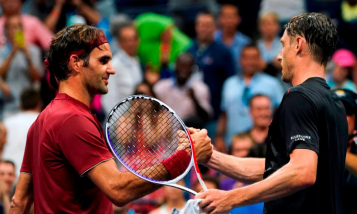 Federer Millman US Open 2018