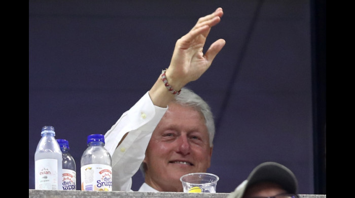 Bill Clinton la US Open 2018. Foto: Getty Images