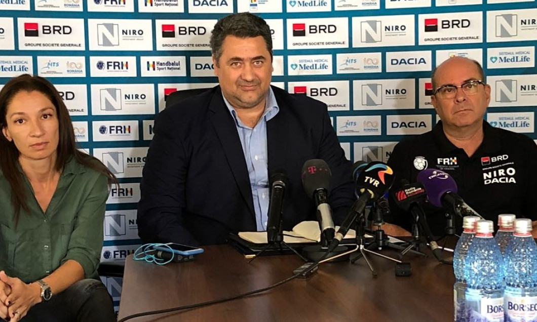 Cristina Vărzaru, Mihai Dedu şi noul selecţioner al României, Manuel Montoya