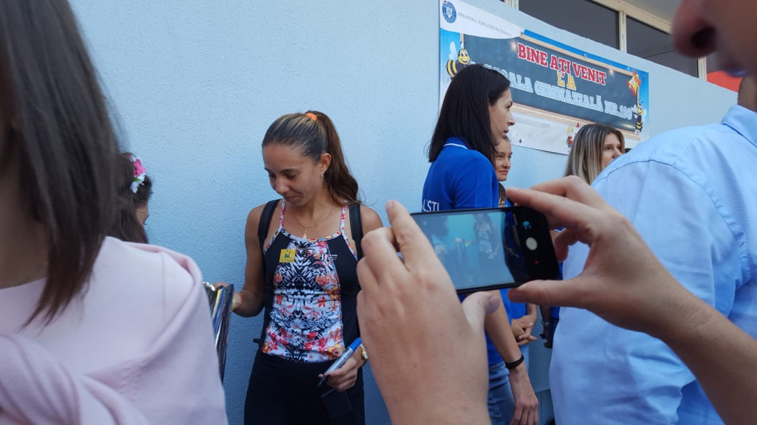 Mihaela Buzărnescu la deschiderea anului scolar
