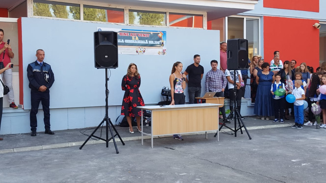 Mihaela Buzărnescu la deschiderea anului scolar