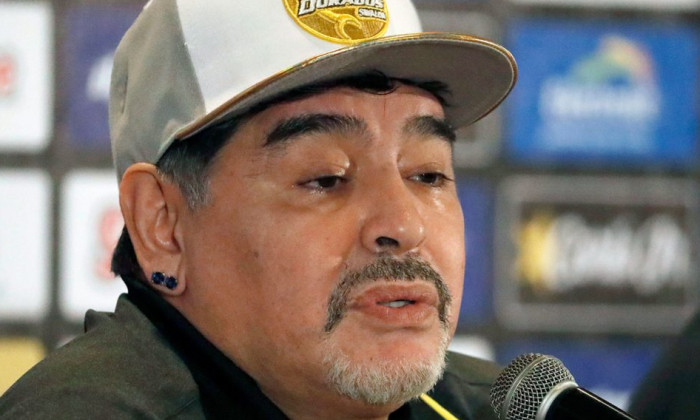 Maradona prezentare Mexic