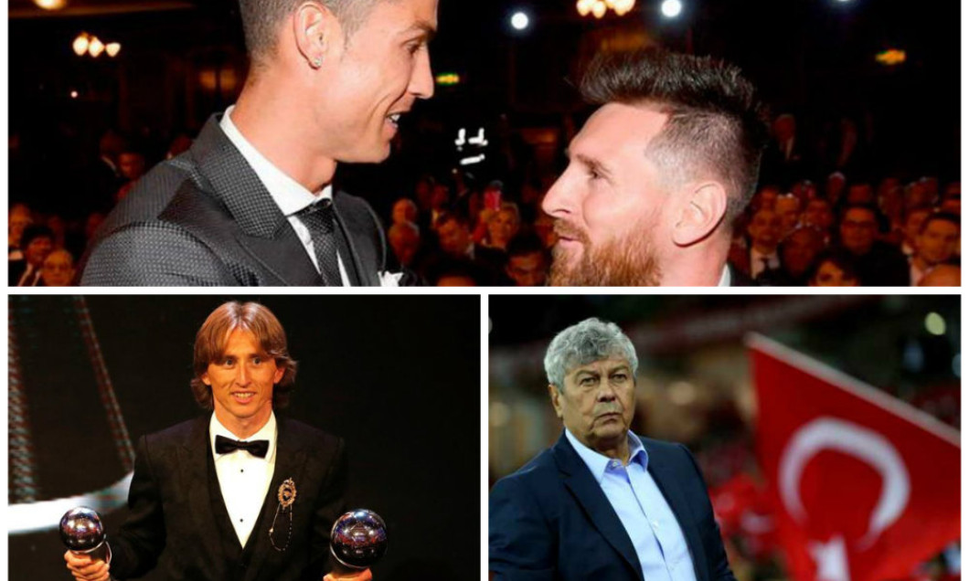 Messi Ronaldo Lucescu Gala FIFA