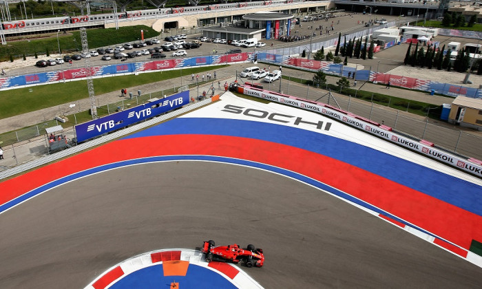 Sebastian Vettel Ferrari F1 Marele Premiu al Rusiei Sochi