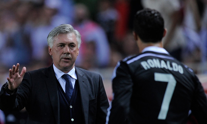 Carlo Ancelotti Cristiano Ronaldo Juventus - Napoli Serie A