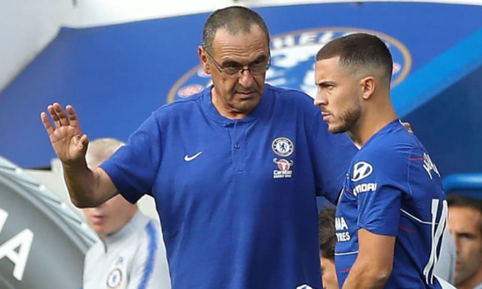 Hazard Sarri Chelsea