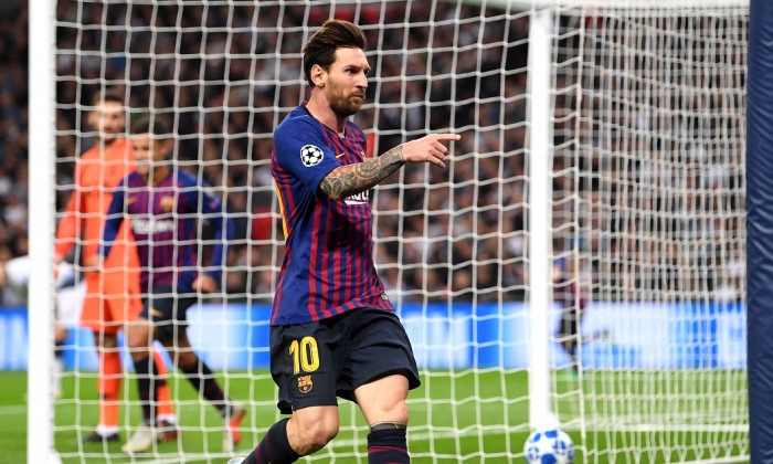 Lionel Messi UEFA Champions League Tottenham 2-4